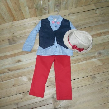 ΚΟΣΤΟΥΜΙ ΒΑΠΤΙΣΗΣ ΜΕ ΚΟΚΚΙΝΟ ΠΑΝΤΕΛΟΝΙ ΚΟΣΤΟΥΜΙ ΒΑΠΤΙΣΗΣ ΜΕ ΚΟΚΚΙΝΟ ΠΑΝΤΕΛΟΝΙ