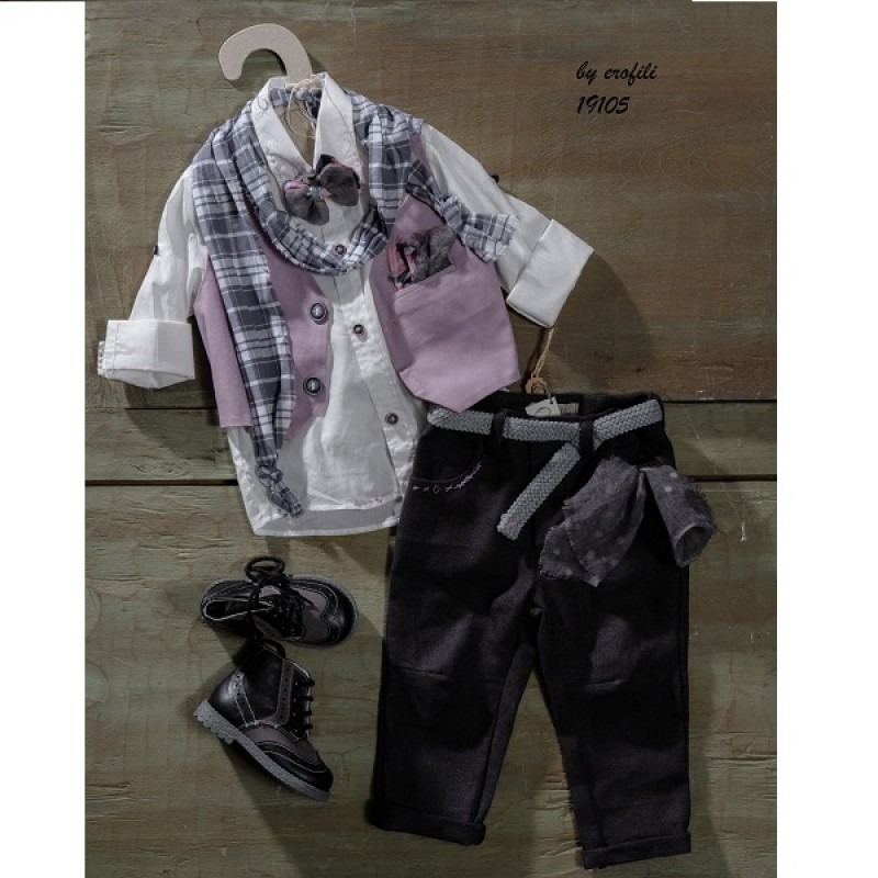 ΚΟΣΤΟΥΜΙ ΒΑΠΤΙΣΗΣ ΜΕ ΜΑΥΡΟ ΠΑΝΤΕΛΟΝΙ