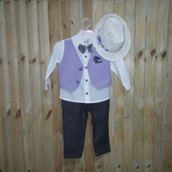 ΚΟΣΤΟΥΜΙ ΒΑΠΤΙΣΗΣ ΜΕ ΜΑΥΡΟ ΠΑΝΤΕΛΟΝΙ