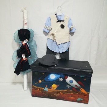 ΠΑΚΕΤΟ ΒΑΠΤΙΣΗΣ ΤΟ ΔΙΑΣΤΗΜΑ ΜΕ ΚΟΣΤΟΥΜΙ BABY U ROCK