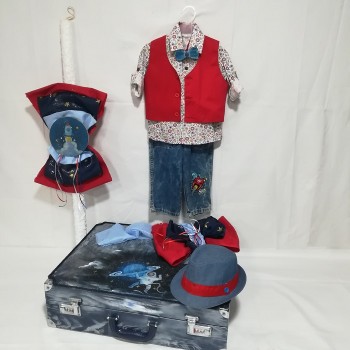 ΠΑΚΕΤΟ ΒΑΠΤΙΣΗΣ ΜΕ ΘΕΜΑ ΤΟΝ ΑΣΤΡΟΝΑΥΤΗ ΚΑΙ ΚΟΣΤΟΥΜΙ W.P.BABY