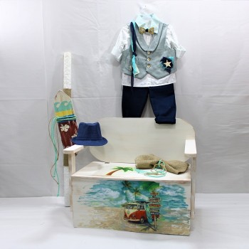 ΠΛΗΡΕΣ ΠΑΚΕΤΟ ΜΕ ΘΕΜΑ ΤΡΟΠΙΚΟ "ALOHA" ΚΑΙ ΚΟΣΤΟΥΜΙ ΤΟΥ ΟΙΚΟΥ ΤΖΙΝΑ