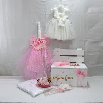 ΠΛΗΡΕΣ ΠΑΚΕΤΟ ΒΑΠΤΙΣΗΣ ΚΟΡΩΝΑ ΚΑΙ ΦΟΡΕΜΑ MI CHIAMO