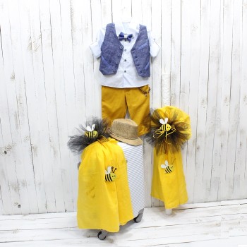 ΠΑΚΕΤΟ ΒΑΠΤΙΣΗΣ ΜΕΛΙΣΣΑ ΚΑΙ ΚΟΣΤΟΥΜΙ VINTAGE SOUL