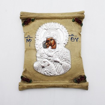 ΕΙΚΟΝΑ-ΠΑΠΥΡΟΣ ΜΕ ΤΗΝ ΠΑΝΑΓΙΑ