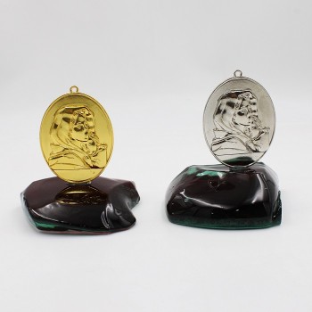 ΜΕΤΑΛΛΙΚΗ ΕΙΚΟΝΑ ΤΗΣ ΠΑΝΑΓΙΑΣ