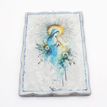 ΧΕΙΡΟΠΟΙΗΤΗ ΕΙΚΟΝΑ ΜΕ ΤΗΝ ΠΑΝΑΓΙΑ