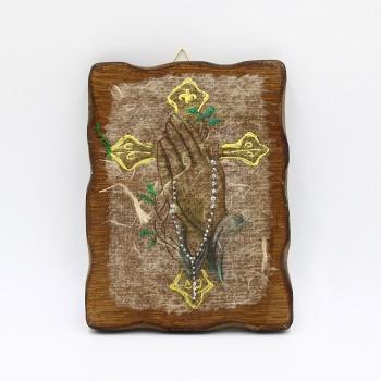 ΞΥΛΙΝΗ ΕΙΚΟΝΑ "Η ΠΡΟΣΕΥΧΗ"