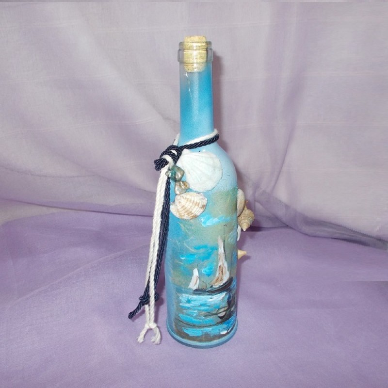 ΜΠΟΥΚΑΛΙ ΜΕ ΘΑΛΑΣΣΙΝΗ ΠΑΡΑΣΤΑΣΗ