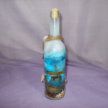 ΜΠΟΥΚΑΛΙ ΜΕ ΘΑΛΑΣΣΙΝΗ ΠΑΡΑΣΤΑΣΗ