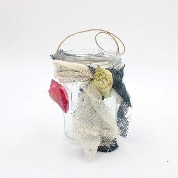 ΓΥΑΛΙΝΟ ΒΑΖΟ ΜΕ ΚΟΧΥΛΙΑ