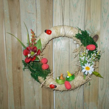 ΠΑΣΧΑΛΙΝΟ ΣΤΕΦΑΝΑΚΙ ΔΙΑΚΟΣΜΗΜΕΝΟ