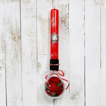 ΛΑΜΠΑΔΑ ΜΠΑΛΑ ΜΕ ΤΡΙΑΝΤΑΦΥΛΛΑ