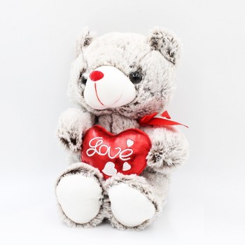 ΑΡΚΟΥΔΑΚΙ ΓΚΡΙ ΜΕ ΚΑΡΔΙΑ