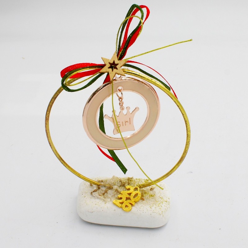 ΔΙΑΚΟΣΜΗΤΙΚΟ ΜΕ ΚΟΡΩΝΑ ΚΑΙ ΧΡΟΝΟΛΟΓΙΑ