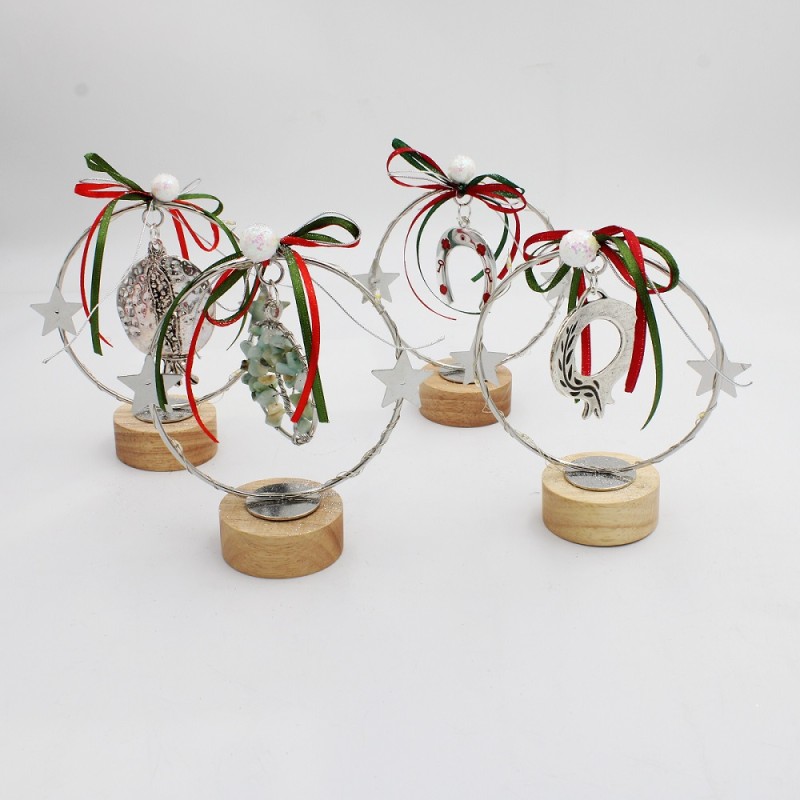 ΣΤΕΦΑΝΙΑ ΑΣΗΜΙ ΜΕ ΓΟΥΡΙΑ ΚΑΙ ΦΩΣ