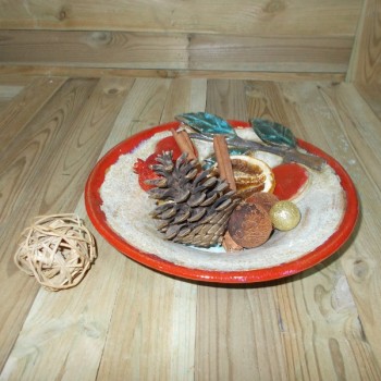 ΚΕΡΑΜΙΚΗ ΠΙΑΤΕΛΑ ΜΕ ΡΟΔΙΑ