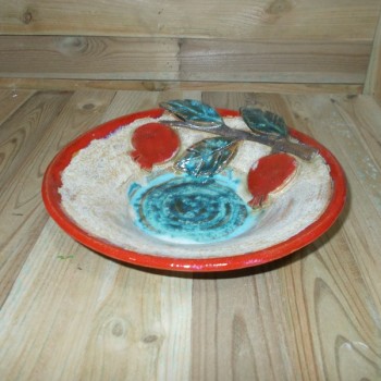 ΚΕΡΑΜΙΚΗ ΠΙΑΤΕΛΑ ΜΕ ΡΟΔΙΑ