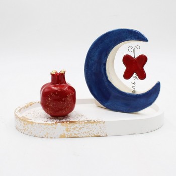 ΔΙΑΚΟΣΜΗΤΙΚΟ ΜΕ ΦΕΓΓΑΡΙ ΚΑΙ ΡΟΔΙ