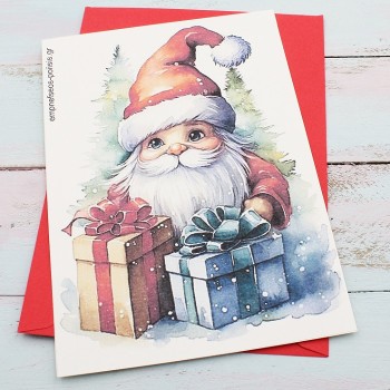 ΚΑΡΤΑ ΑΓΙΟΣ ΒΑΣΙΛΗΣ ΜΕ ΔΩΡΑ