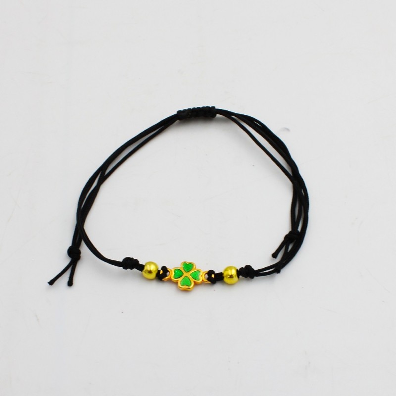 ΒΡΑΧΙΟΛΙ ΜΕ ΤΡΙΦΥΛΛΙ ΣΕ ΜΑΥΡΟ ΚΟΡΔΟΝΙ ΒΡΑΧΙΟΛΙ ΜΕ ΤΡΙΦΥΛΛΙ ΣΕ ΜΑΥΡΟ ΚΟΡΔΟΝΙ