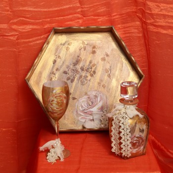 VINTAGE ΧΕΙΡΟΠΟΙΗΤΟ ΣΕΤ ΔΙΣΚΟΥ VINTAGE ΧΕΙΡΟΠΟΙΗΤΟ ΣΕΤ ΔΙΣΚΟΥ