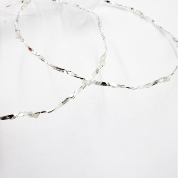 ΑΣΗΜΕΝΙΑ ΣΤΡΙΦΤΑ ΣΤΕΦΑΝΑ ΜΕ ΠΕΡΛΕΣ