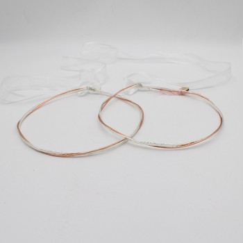 ΣΤΕΦΑΝΑ ΜΕ ΡΟΖ-ΧΡΥΣΟ ΒΕΡΓΑ