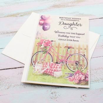 ΚΑΡΤΑ ΜΕ ΠΟΔΗΛΑΤΟ ΓΙΑ ΓΕΝΕΘΛΙΑ ΚΟΡΗΣ