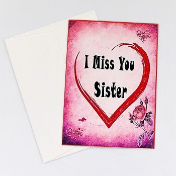 ΚΑΡΤΑ MISS YOU SISTER