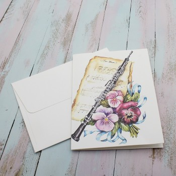 ΚΑΡΤΑ ΜΕ ΚΛΑΡΙΝΟ ΚΑΙ ΝΟΤΕΣ ΚΑΡΤΑ ΜΕ ΚΛΑΡΙΝΟ ΚΑΙ ΝΟΤΕΣ