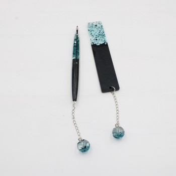 ΣΕΤ ΣΤΥΛΟ ΚΑΙ ΣΕΛΙΔΟΔΕΙΚΤΗΣ ΑΠΟ ΥΓΡΟ ΓΥΑΛΙ