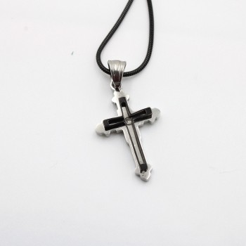 ΑΤΣΑΛΙΝΟΣ ΣΤΑΥΡΟΣ ΣΕ ΜΑΥΡΗ ΑΛΥΣΙΔΑ