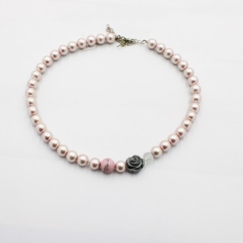 ΚΟΣΜΗΜΑ ΜΕ ΡΟΖ ΠΕΡΛΕΣ