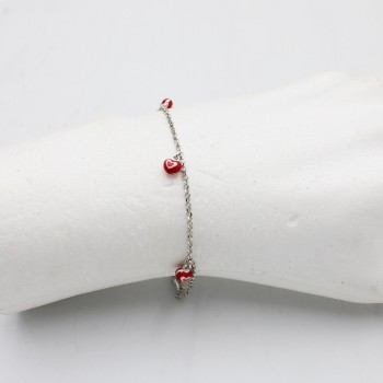 ΒΡΑΧΙΟΛΙ ΜΕ ΚΟΚΚΙΝΕΣ ΚΑΡΔΙΕΣ