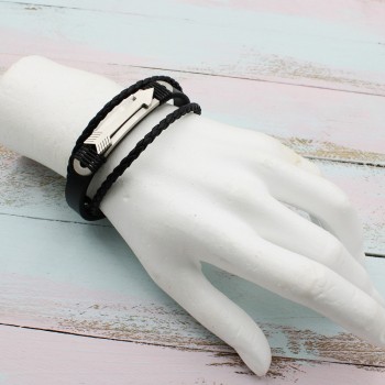 ΔΕΡΜΑΤΙΝΟ ΒΡΑΧΙΟΛΙ ΜΕ ΒΕΛΟΣ