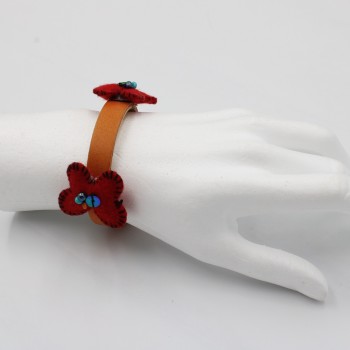 ΔΕΡΜΑΤΙΝΟ ΒΡΑΧΙΟΛΙ ΠΕΤΑΛΟΥΔΕΣ