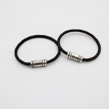 ΒΡΑΧΙΟΛΙ ΜΕ ΠΛΕΚΤΟ ΔΕΡΜΑΤΙΝΟ ΚΟΡΔΟΝΙ