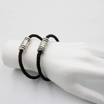 ΒΡΑΧΙΟΛΙ ΜΕ ΠΛΕΚΤΟ ΔΕΡΜΑΤΙΝΟ ΚΟΡΔΟΝΙ