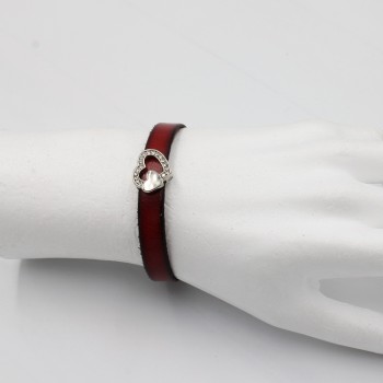 ΔΕΡΜΑΤΙΝΟ ΒΡΑΧΙΟΛΙ ΜΕ ΚΑΡΔΙΑ