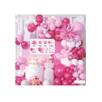 ΜΠΑΛΟΝΙΑ ΡΟΖ-ΦΟΥΞΙΑ-ΛΕΥΚΑ ΜΠΑΛΟΝΙΑ ΡΟΖ-ΦΟΥΞΙΑ-ΛΕΥΚΑ