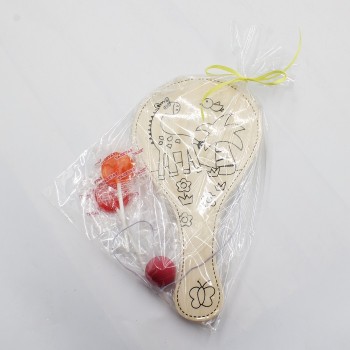 ΔΩΡΟ ΓΙΑ ΠΑΡΤΥ ΜΕ ΞΥΛΙΝΗ ΡΑΚΕΤΑ