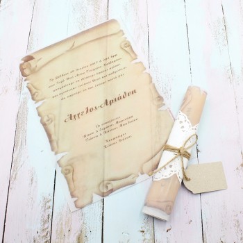 ΠΡΟΣΚΛΗΤΗΡΙΟ ΠΑΠΥΡΟΣ ΣΕ ΡΥΖΟΧΑΡΤΟ