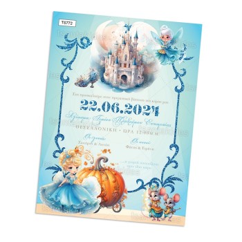 ΠΡΟΣΚΛΗΤΗΡΙΟ ΜΕ ΠΡΙΓΚΙΠΙΣΣΑ ΚΑΙ ΠΑΛΑΤΙ